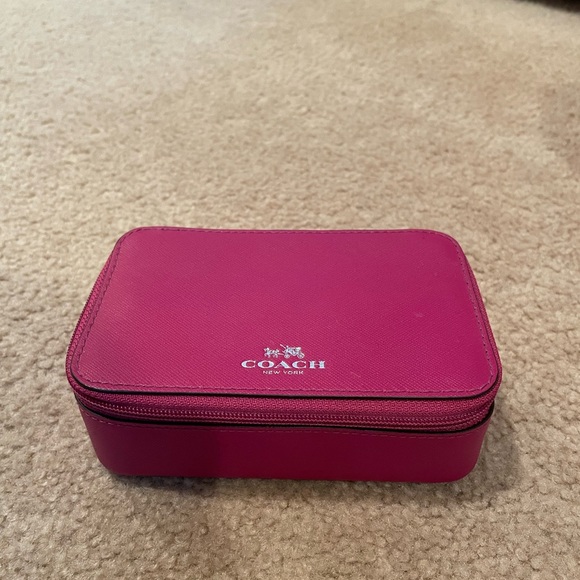 Coach | Accessories | Coach Saffiano Jewelry Box | Poshmark